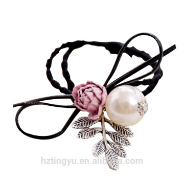 Personnalisé OEM promotionnel hairbands filles doux style en gros fleur hairband